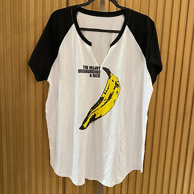 #ad Torrid T Shirt Womens 2X White Short Sleeve The Velvet Underground amp; Nico NEW* $15.77