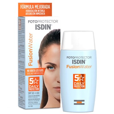 #ad ISDIN Fotoprotector FUSION WATER Oil Free Sunscreen SPF50 50ml 1.69oz $26.88
