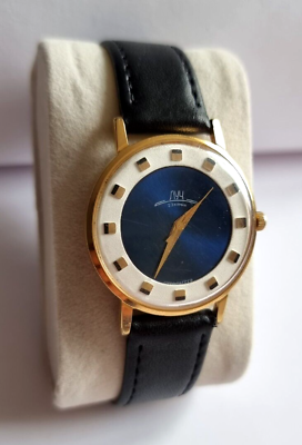 #ad Luch Ultra Slim gold plated AU10 Mechanical Vintage wristwatch USSR Soviet $144.99