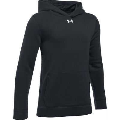 #ad Under Armour Hustle Pullover Hoodie Size Youth Large Black $20.00