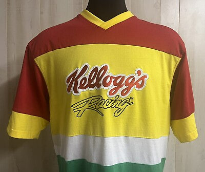 #ad Vintage Terry Labonte Kellogg#x27;s Racing Chase T Shirt Size Large 90#x27;s NASCAR $27.00
