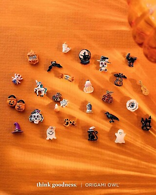 #ad Origami Owl Halloween 2023 Charms Free Shipping $6.99