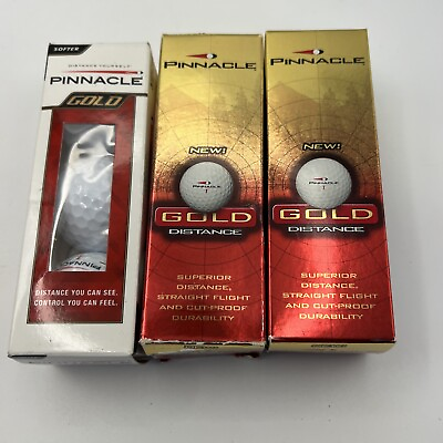 #ad New Pinnacle Gold Distance Golf Balls USA Made 3 Sleeves See Photos M3285 $14.90