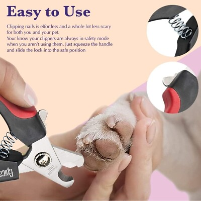 #ad Pet Dog Cat Stainless Steel Professional Nail Toe Trimmer Clipper Grooming Tool $11.75