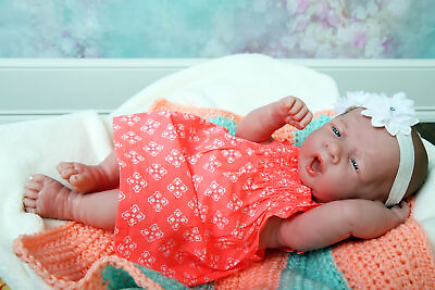 #ad AWW PERFECT BABY GIRL Berenguer LifeLike Newborn Reborn Pacifier Doll Extras $99.00