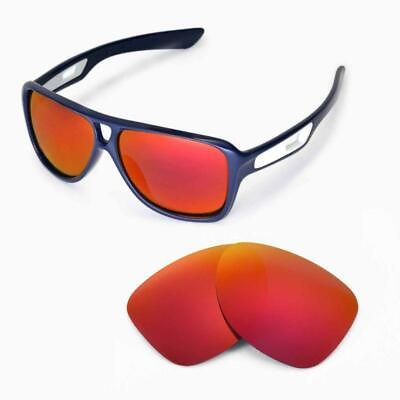#ad New WL Polarized Fire Red Replacement Lenses For Oakley Dispatch II Sunglasses $16.99