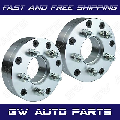 #ad 2 PC 4 LUG TO 5 LUG CONVERSION WHEEL ADAPTER 4X4.5 TO 5x4.5 2quot; THICK M12x1.5 $99.86