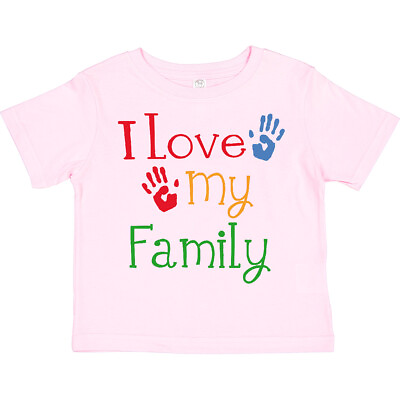 #ad Inktastic I Love My Family Toddler T Shirt Families Heart Kids Childs Girls Boys $16.99