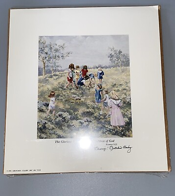 #ad Vtg Children Art 91 Gretchen Clasby The Glorious Freedom Of The Children Of God $18.00