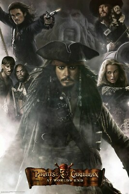 #ad PIRATES OF THE CARIBBEAN POSTER At World#x27;s End 24X36 $15.18