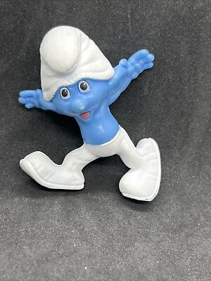 #ad The Smurfs 2 CLUMSY SMURF 3quot; PVC Figure McDonald#x27;s 2013 Happy Meal Toy #9 $4.00