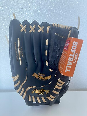 #ad Rawlings 13quot; Softball Glove SS13W Leather Palm Lefty Left Hand Thrower LHT NEW $22.00