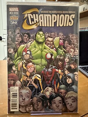 #ad Champions #3 Stan Lee Box POW Exclusive Variant Marvel Comics NM $19.99