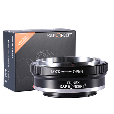 #ad Kamp;F Concept Adapter for Canon FD Lens to Sony E Mount Camera NEX a7R2 A7M3 A7S $19.84