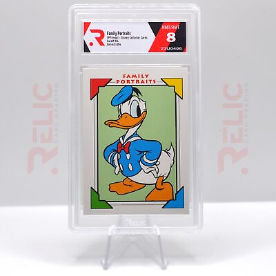 #ad Donald Duck 1991 Impel Disney Collector Cards #104 Donald#x27;s Bio $19.99