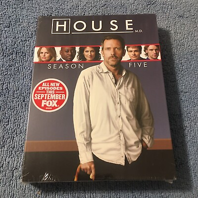 #ad House: Season Five DVD 2009 5 Disc Set Widescreen Brand New Sealed $3.99