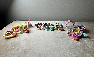 #ad Littlest Pet Shop Lot Of Mixed Reg. amp; Mini With Indoor And Outdoor Accessories $58.75