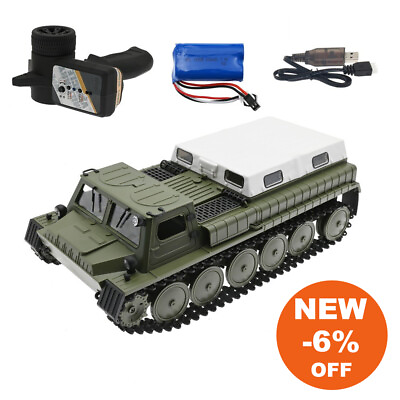 #ad WPL E1 Green RC Control Ural Military truck Car Crawler Carrier with Remote Cont $53.57