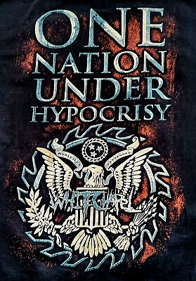 #ad Whitechapel One Nation Under Hypocrisy Shirt. Large. 2012. Metalcore $19.99