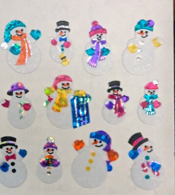 #ad sandylion stickers Snowmen Mini Prismatic 1 MOD $5.00
