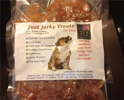 Natural Chicken Jerky Dog Treats 100% Chicken Made In USA No Chemicals $29.99