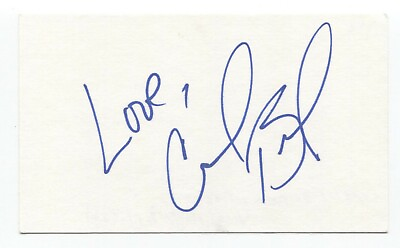#ad Crystal Bernard Signed 3x5 Index Card Autographed Signature Wings Happy Days $45.00