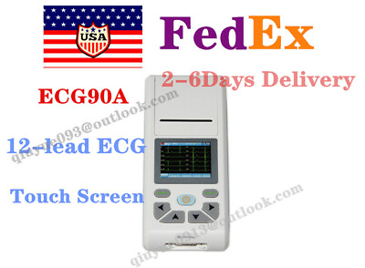 #ad ECG90A 12 Lead ECG Machine Electrocardiograph Touch PC SoftwarePrinter CONTEC $299.00