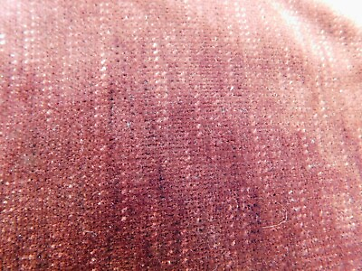 #ad WINE velvet furniture upholstery fabric by Culp rubber back $24.98
