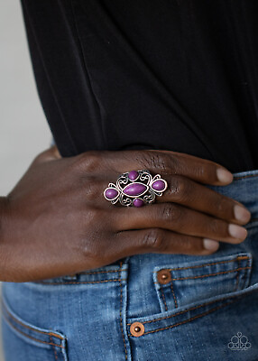 #ad Sahara Sweetheart Purple Ring Paparazzi New $2.70