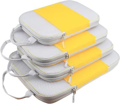 #ad Compression Packing Cubes for Suitcases 6 Set 4 Set Travel Cubes for Luggage Ca $33.66