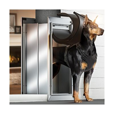 #ad Dog Door for Wall Large Doggy Door Heavy Duty Pet Door All Aluminum Frame... $133.47