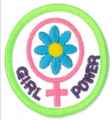 #ad GIRL POWER Fun Patches Badges SCOUTS GUIDE Empowerment Feminism Activism Issues $1.05