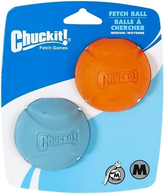 #ad Chuckit Medium Fetch Ball 2.5quot; 2 Pack Colors Vary $9.88