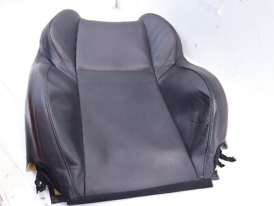 #ad 2015 2020 Subaru WRX Driver Front Seat Cover Skin UPPER Top Black Leather OEM $199.95