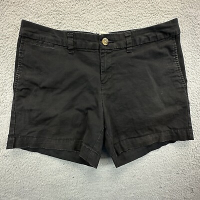 #ad Faded Glory Womens Shorts Size 8 Denim Black Jean Hot Jean Pants Hot Stretch $9.90