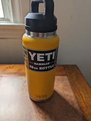 #ad YETI Rambler 36 oz Bottle Vacuum Insulated Stainless Steel with Chug Cap $69.99