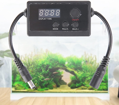 #ad Aquarium Light Timer Dimmer Led Controller Reef Fish Inline Tank Timing for Hood $38.99