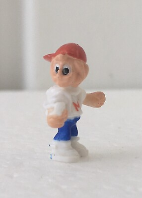 #ad Vintage 1993 Mighty Max Figure Red Hat Max with Flame Thrower Pack 🔥 Blue Bird $12.50