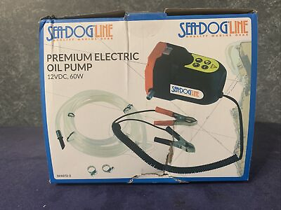 #ad Sea Dog Line Oil Change Pump W Battery Clamps Part 501072 3 $45.00