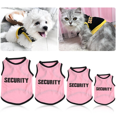 #ad Fashion Dog Clothes Small Dogs Vest Single Printed Spring and Summer Sleeveless* $2.79