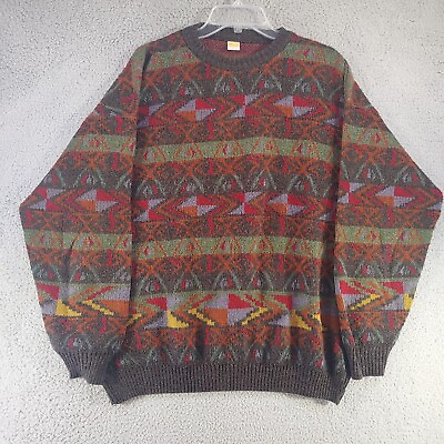 #ad Mark Astor Vintage Sweater XL Mens Long Sleeve Pullover Wool Blend $50.00