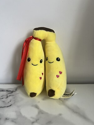 #ad Galerie Bananas Hearts Valentine#x27;sDay Plush Stuffed Animal Soft Toy 6.5quot; $13.00