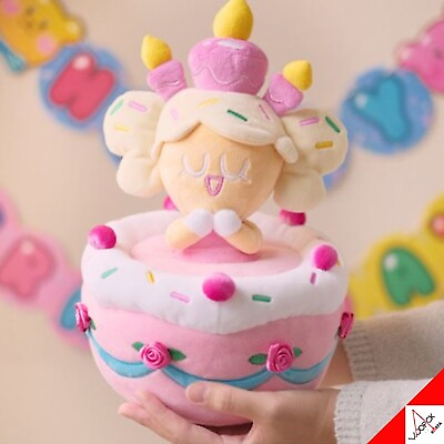#ad Cookie Run Kingdom Ovenbreak Birthday Cake Cookie Stuffed Plush Doll 30cm $59.98