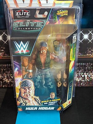 #ad Hulk Hogan WWE Mattel Elite Summer Slam Series w Ringside Protector Mint $36.00