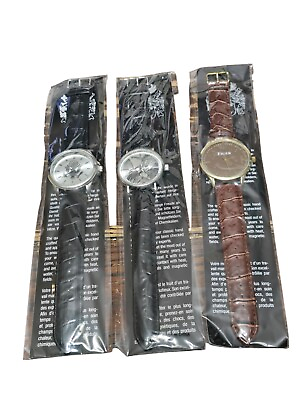 #ad Eiger Watches Lot Of 3 New $29.99
