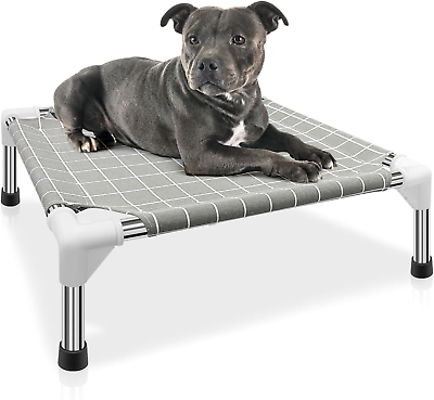 #ad Elevated Pet Bed Dog Cot Pet Bed for Small Dogs Raised Dog Bed for Indoor and $35.84