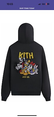#ad Disney x Kith for Mickey amp; Friends Just Us Williams III Hoodie Black XL $349.99
