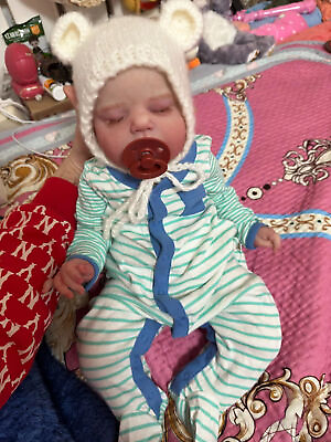 #ad 22quot; Realistic Baby Reborn Doll Weighted Lifelike Newborn Visible Veins Boy Girl $119.99