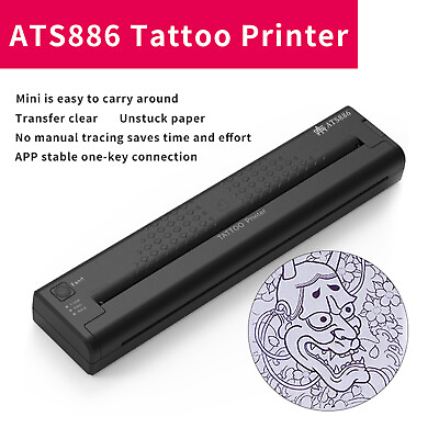 #ad New USB Tattoo Transfer Copier Printer Machine Thermal Stencil Paper Maker US $162.99