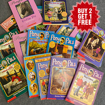 #ad Pony Pals Jeanne Betancourt CHOOSE Your TITLES Save on Post Buy 2 Get 1 FREE❤ AU $14.88